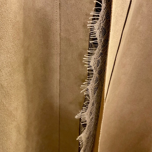 Joan Vass Faux Suede Jacket - Picture 3 of 4